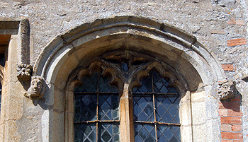 South chancel wall east window May 2011